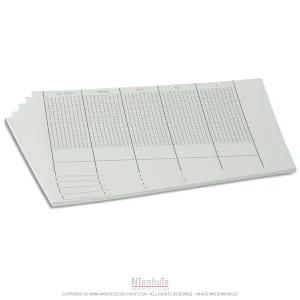 50 feuilles pour la table de points