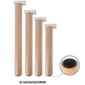 4 Pieds de table hauteur 40 cm
