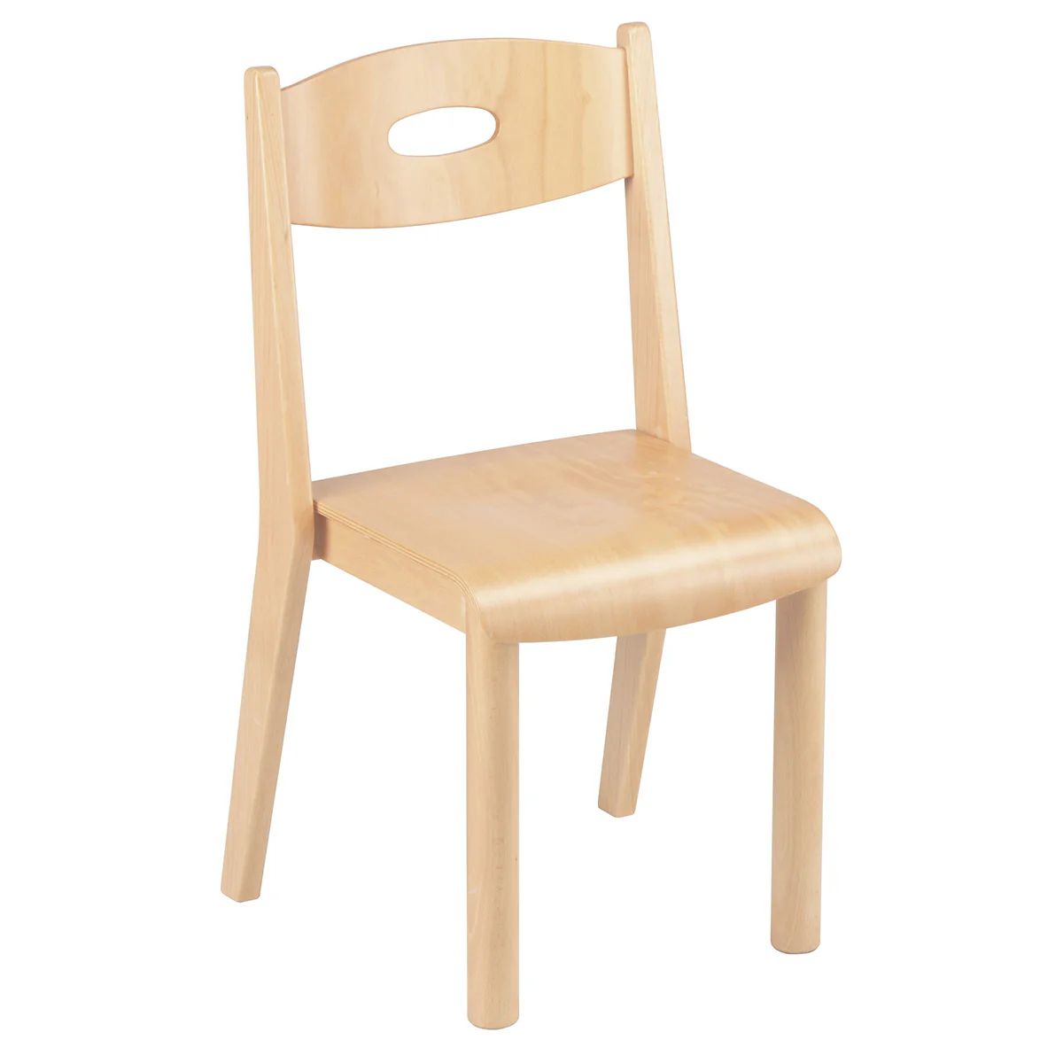 Chaise en bois empilable hauteur assise 26 cm