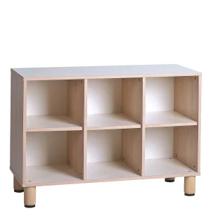 Étagère à 6 casiers et 2 niveaux