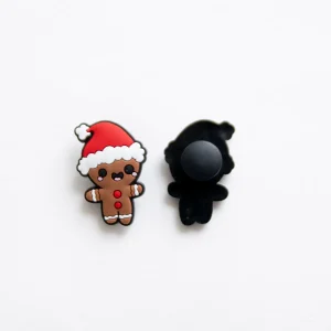 Accessoires pour Crocs Pain d'épice avec Bonnet de Noël