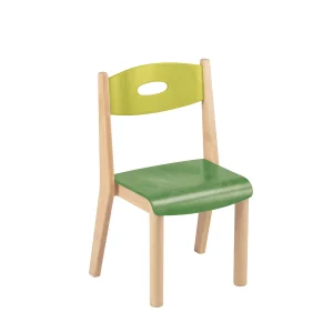 GA0246912.jpgv1734451552 Chaise colorée en verte en bois empilable 32x28x31/60h cm