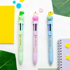 KK-7420-02.jpgv1750079073 Stylo Kawaii 6 couleurs - Bébé Dinosaure