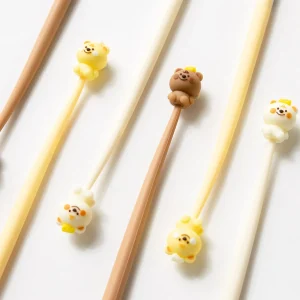 Stylo Souple à Secouer - Ourson Kawaii