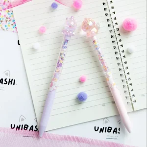 Stylo Gel Kawaii Cristal - Licorne & Paillettes