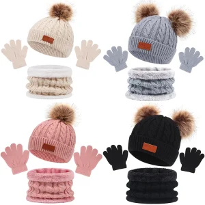S13dda6e071164ddebebccb80f0196fb7I.webpv1698053068 Ensemble Hiver Bébé 3 Pièces : Bonnet, Écharpe et Gants