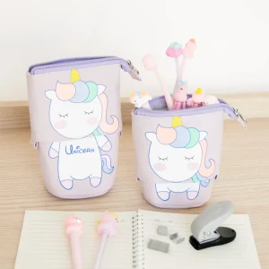 Trousse Rétractable Kawaii Licorne