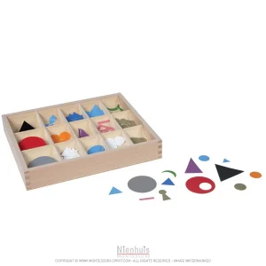 Boite de symboles de grammaire en plastique