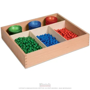 Boite des pions pour le plateau de la racine carrée