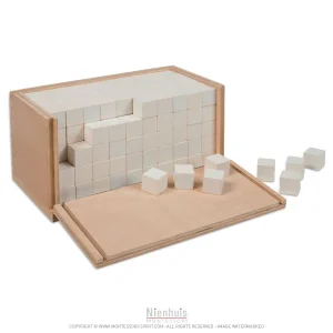 Boite des volumes de 250 cubes