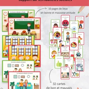 Support sur les habilités sociales pour enfant