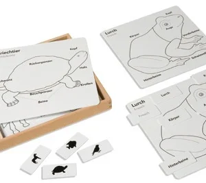Kontrollkarten für die Tierpuzzles